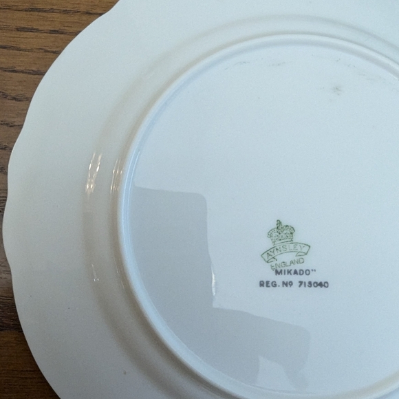 - Aynsley Mikado tea plate. Replacement for cup and saucer or china set. - Picture 3 of 3